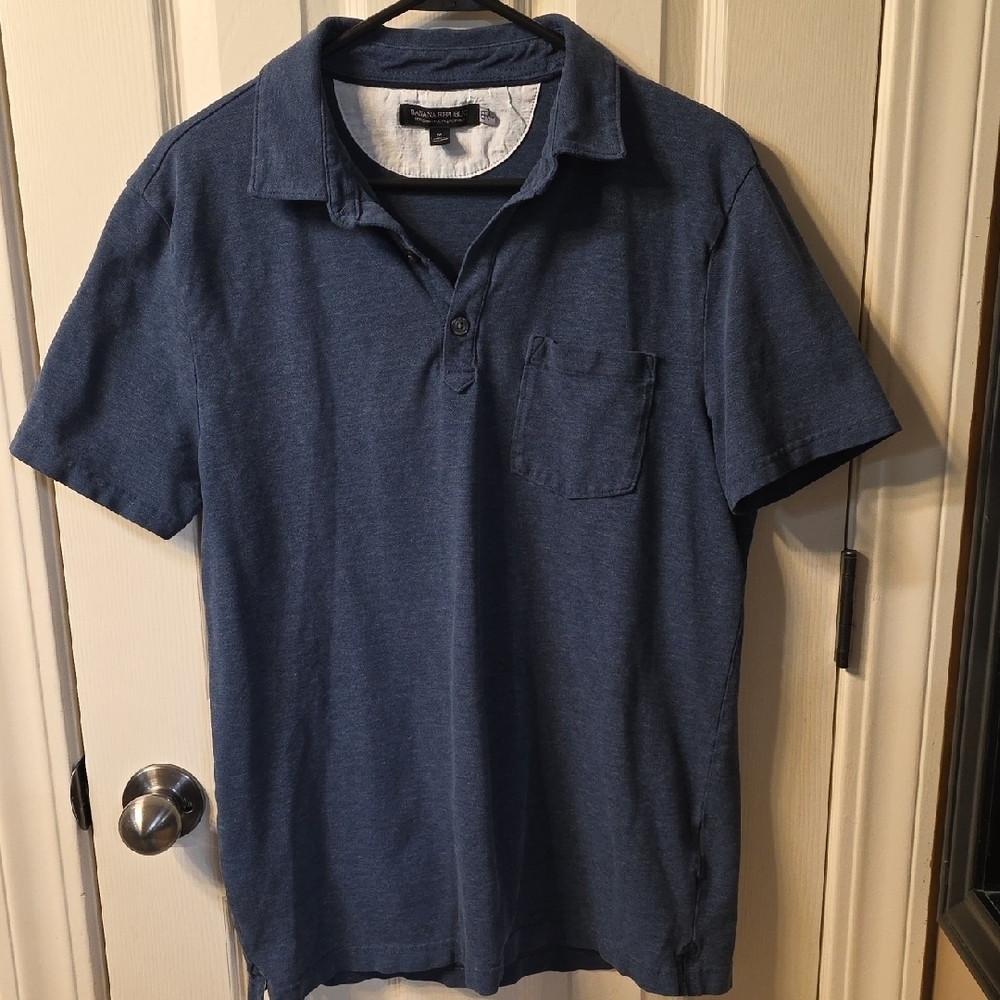Banana Republic Classic Navy Polo Shirt